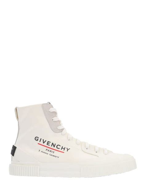 givenchy white high tops|givenchy tops.